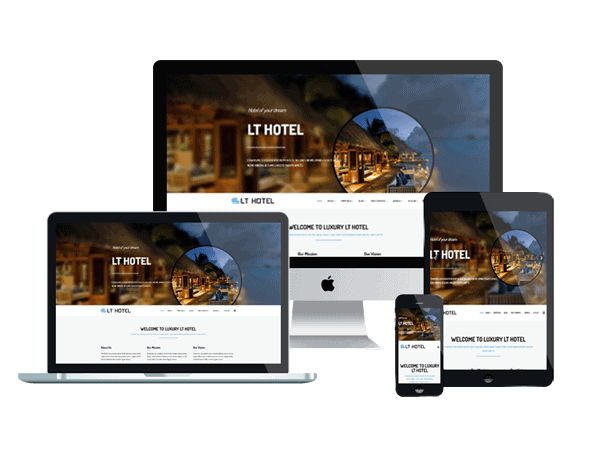 Ιστοσελίδες για ξενοδοχεία με Ultra Responsive σχεδιασμό