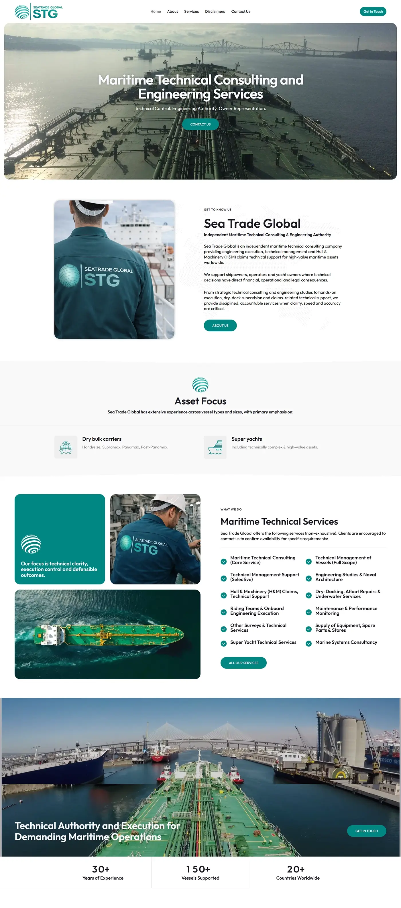 Κατασκευή ιστοσελίδας για εταιρεία με υπηρεσίες Maritime