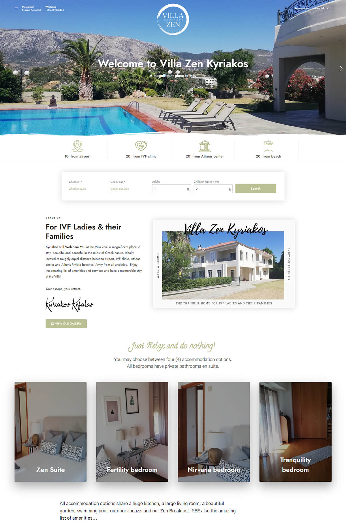 Web design for IVF - Villa Web design for IVF - Villa
